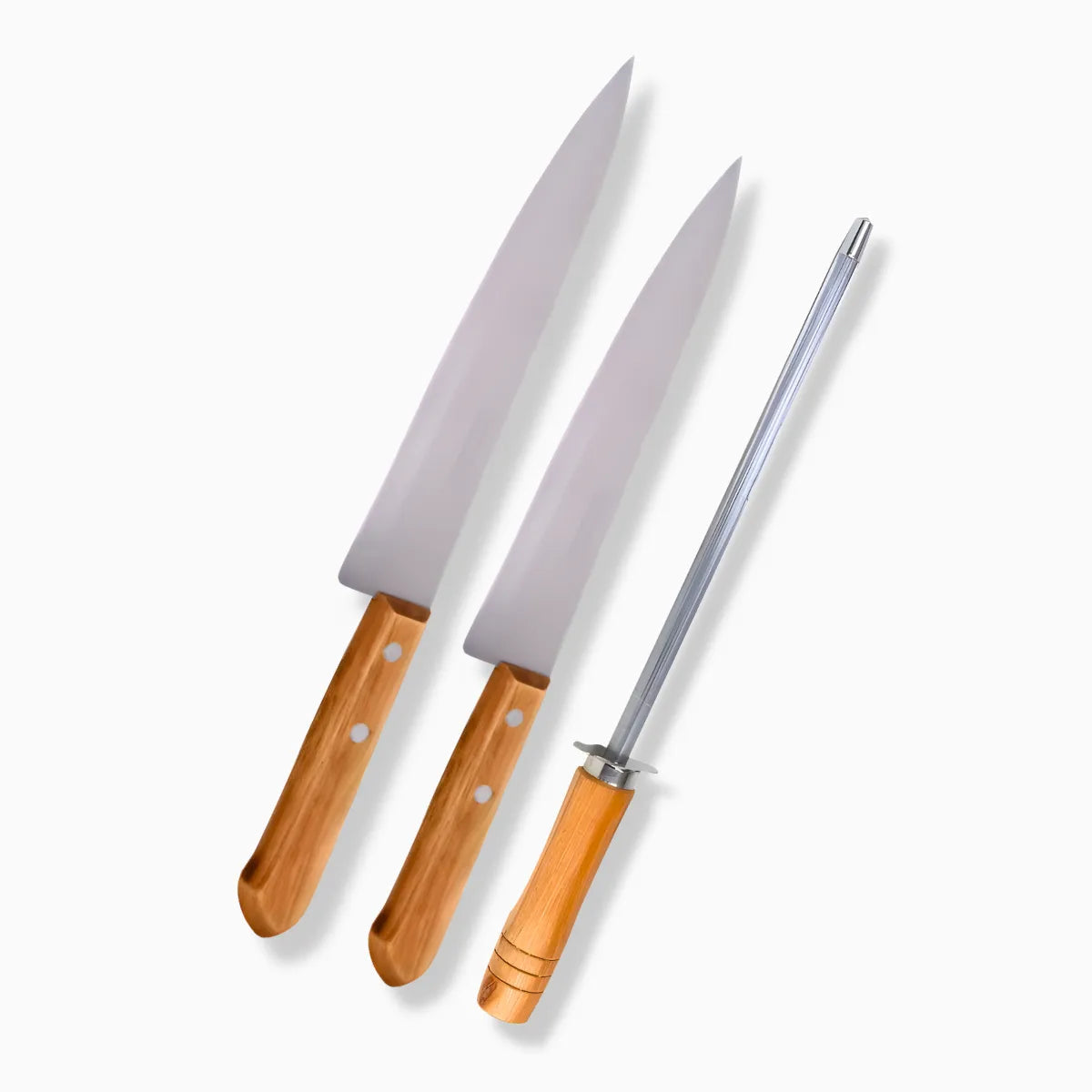 Kit de Facas com Chaira Inox Resistente
