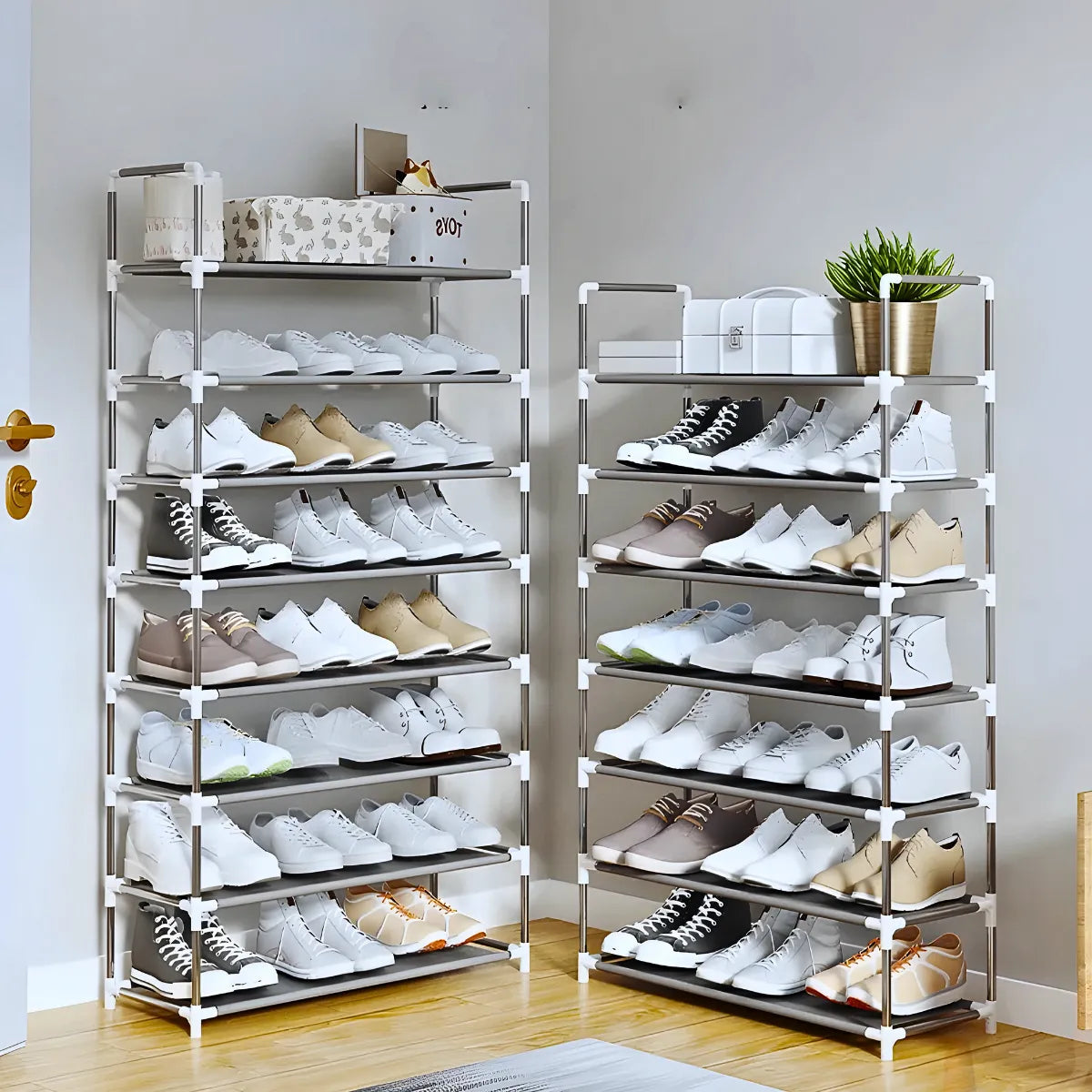 Sapateira Vertical Organizador de Sapatos 9 Prateleiras