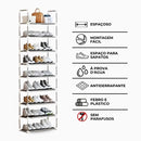 Sapateira Vertical Organizador de Sapatos 9 Prateleiras
