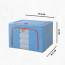 Caixa Organizadora de Roupas Multiuso Dobrável Azul