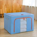 Caixa Organizadora de Roupas Multiuso Dobrável Azul