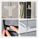 Guarda Roupa Closet Dobrável Capa de Tecido Preto