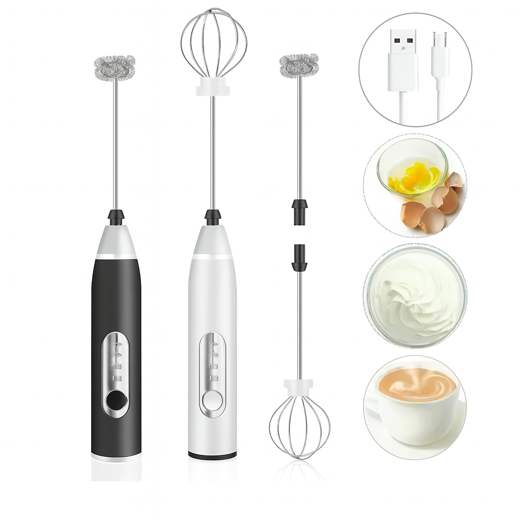 Mini Mixer Elétrico Recarregável Multiuso