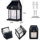 Lâmpada de Parede Solar com Sensor