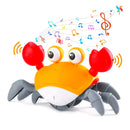 Caranguejo Fujão com Sensor Músicas e Luzes