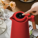 Garrafa Térmica com Termômetro 1L Vermelho