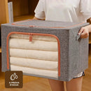 Caixa Organizadora de Roupas Multiuso Dobrável Azul